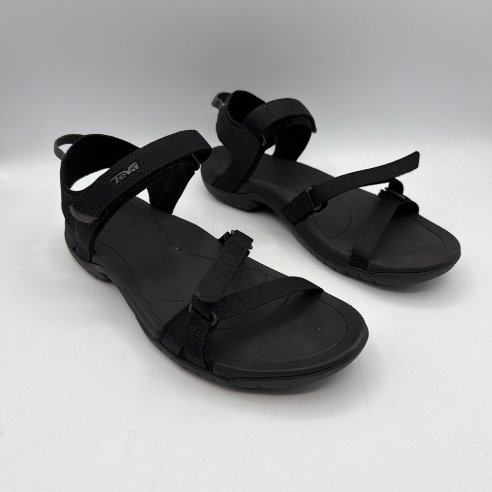 Teva Sandals Womens 9 Terra Hiking Strappy Black Comfort Low Top Flat SN 1006263